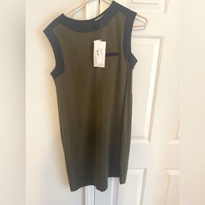 COPY - Contemporary Army green shift dress